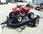 Stand, Store or Roll Ride-Up 3-Rail Motorcycle Trailer - Image 17