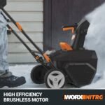 Worx WG471 40V Power Share 20″ Cordless Snow Blower with Brushless Motor - Image 4