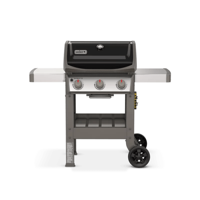 Weber Spirit II E-310 Propane Gas Grill, Black