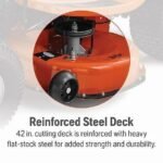 Husqvarna YTH1942 42 in. Deck 19 HP Riding Lawn Mower - Image 5