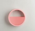 Round Iron Wall Vase Hanging Planter for Flowers and Succulents – Decorative Wall Art Flower Pot - Image 7