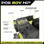 80V Max HP Lithium 54″ Brushless Electric Zero Turn Lawn Mower - Image 20