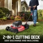 PowerSmart 21 in. Gas Push Lawn Mower, 144cc 2-in-1 Side Discharge - Image 5