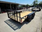 6’4″ x 14 Utility Trailer Powder Coated Dovetail (2) 3500 Axles 7k GVWR - Image 12