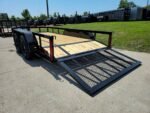 6’4″ x 14 Utility Trailer Powder Coated Dovetail (2) 3500 Axles 7k GVWR - Image 8