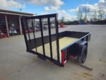 5′ X 10′ Utility Trailer Straight Deck 18″ Sides Tall Gate - Image 8