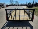 6’4″ x 16 Utility Trailer Double Axle Dovetail With Gate Powder Coated (2) 3500lb Axles - Image 15