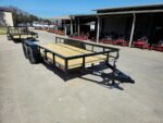 6’4″ x 16 Utility Trailer Double Axle Dovetail With Gate Powder Coated (2) 3500lb Axles - Image 9