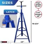 K Tool 2 Ton Under Hoist Jack Stand - Image 4