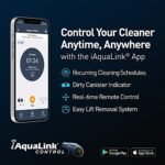 Polaris 9650iQ Sport Robotic Cleaner, Automatic Vacuum for InGround Pools up to 60ft, Smart App, WiFi, Amazon Alexa, 70ft Swivel Cable w/Strong Suction & Easy Access Filter Canister - Image 4