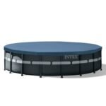 Intex Ultra XTR Frame 18′ x 52″ Above Ground Swimming Pool with Sand Filter Pump, Ladder, Cover, & Maintenance Accessory Kit with Vacuum and Skimmer - Image 4