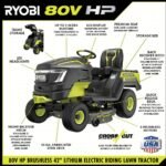 Brushless 80V Hp 46-Inch Cordless Lawn Tractor Battery Powered - Image 19