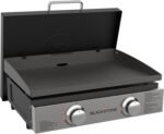 Blackstone 22″ Portable Tabletop Griddle – Dual Burner Flat Top Grill, 24,000 BTU Propane with Stainless Steel Faceplate & Rear Grease System - Image 7
