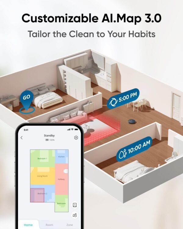 eufy X10 Pro Omni Robot Vacuum and Mop with AI & Auto-Cleaning - Image 6