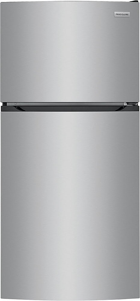 6365351_sd-1.jpg Frigidaire – 13.9 Cu. Ft. Top-Freezer Refrigerator – Brushed Steel - Image 1