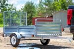 DK2 5-ft x 7-ft Steel Utility Trailer with Ramp Gate ( 1639-lb Capacity ) 2491713 - Image 9
