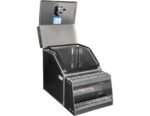 Buyers Products 28-in x 24-in x 18-in Smooth Aluminum Step Box Truck Tool Box 1705281 - Image 2