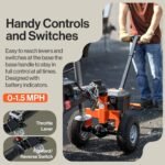 SuperHandy 2800-lb Capacity 3-Wheel Orange Steel Dolly GUO041 - Image 4