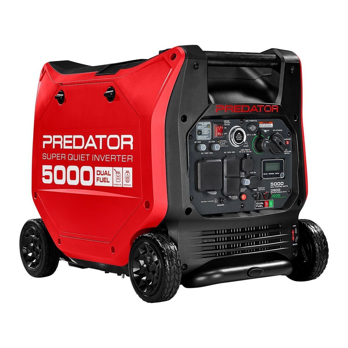 71367_W3.jpg Predator 5000 Watt Dual-Fuel SUPER QUIET Inverter Generator with Remote Start and CO SECURE Technology - Image 1
