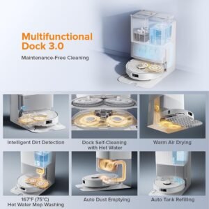 Roborock Qrevo Edge S5A Robot Vacuum & Mop, 18,500Pa, Zero-Tangle - Image 38