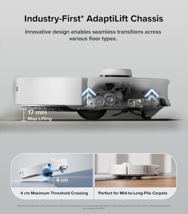 Roborock Qrevo Edge S5A Robot Vacuum & Mop, 18,500Pa, Zero-Tangle - Image 21