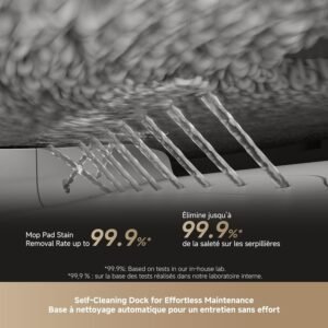 DREAME L50 Ultra Robot Vacuum & Mop, 19,500Pa, Auto-Empty - Image 8