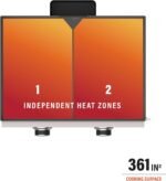 Blackstone 22″ Portable Tabletop Griddle – Dual Burner Flat Top Grill, 24,000 BTU Propane with Stainless Steel Faceplate & Rear Grease System - Image 5