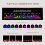 Modern Ember Highmark 60-Inch Smart Linear Electric Fireplace, WiFi & 10-Color Flames - Image 40