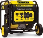 Champion 6250-Watt Open Frame Inverter Generator (100519) + Weather-Resistant Storage Cover - Image 2