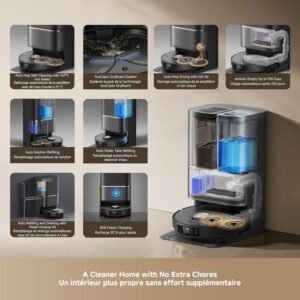 DREAME L50 Ultra Robot Vacuum & Mop, 19,500Pa, Auto-Empty - Image 16