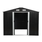 8′ x 10′ Tool Storage Shed Charcoal Black