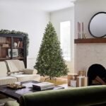 National Tree Company Pre-Lit ‘Feel Real’ Artificial Full Downswept Christmas Tree, Green, Douglas Fir, Dual Color LED Lights, Includes PowerConnect and Stand, 7.5 Feet - Image 2