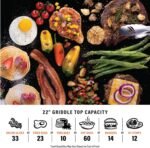 Blackstone 22″ Portable Tabletop Griddle – Dual Burner Flat Top Grill, 24,000 BTU Propane with Stainless Steel Faceplate & Rear Grease System - Image 18