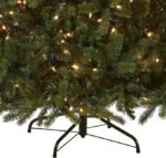 National Tree Company Pre-Lit ‘Feel Real’ Artificial Full Downswept Christmas Tree, Green, Douglas Fir, Dual Color LED Lights, Includes PowerConnect and Stand, 7.5 Feet - Image 3