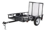 Carry-On Trailer 4-ft x 7-ft Steel Mesh Utility Trailer