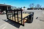 6′ 4″ x 10 Utility Trailer Dovetail Powder Coated With Gate 3,500lb Axle - Image 7