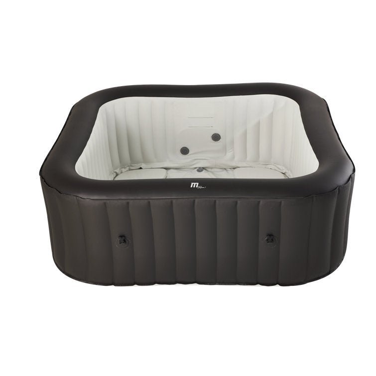 Mspa, Vito, Urban Series, Self-Inflatable Hot Tub & Spa, 132 Air Bubble System, One Piece Quick Setup, Square – 6 Persons