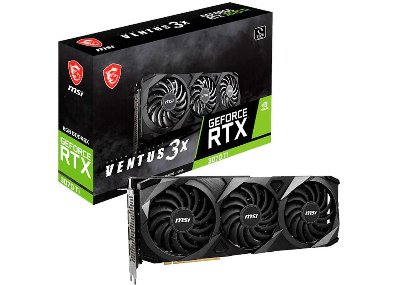 NVIDIA MSI GeForce RTX 3070 Ti VENTUS 3X 8G Graphics Card
