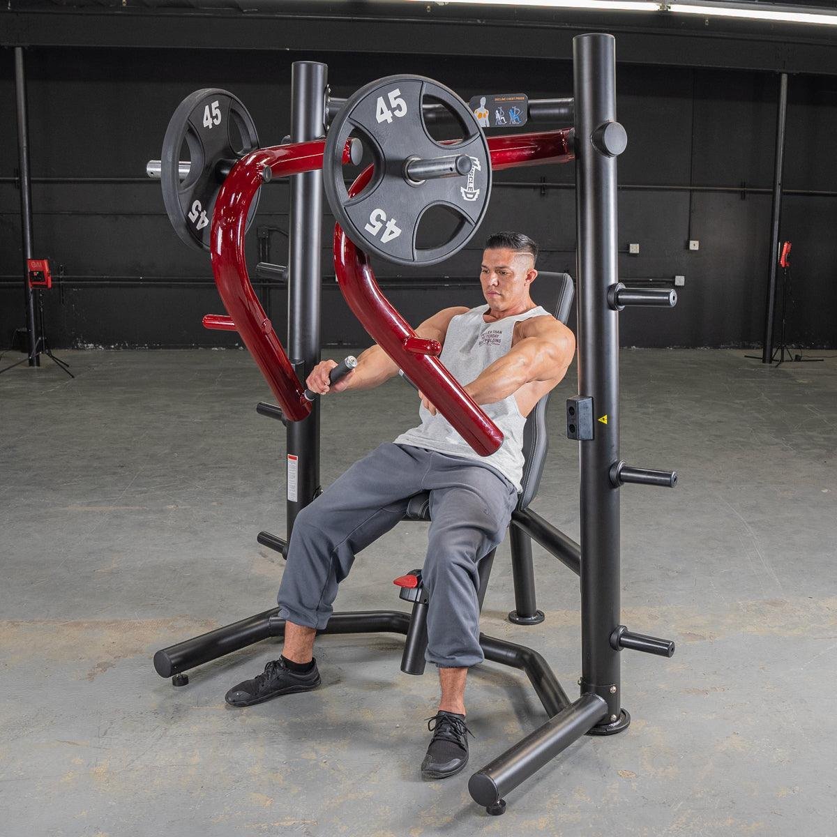 Power Leverage V2 Decline Chest Press – Muscle D Fitness