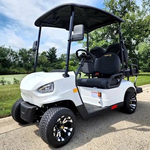 RenegadeXWhite-1_a860628a-bfb3-4b7c-8985-0744297affd8.webp 48V Electric Golf Cart 4 Seater White Renegade X Edition Utility Golf UTV - Image 1