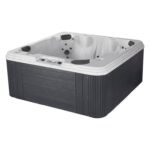 Revive LS 6 Person 86 Stainless Jet Lounger Hot Tub with Heater and Ozone