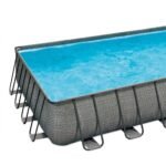 Summer Waves 32ft x 16ft x 52in Rectangle Frame Above Ground Swimming Pool Set - Image 7