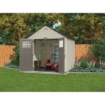 Suncast Tremont 8 ft. W x 7 ft. D Resin Storage Shed - Image 3