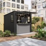 Suncast 8 ft. x 7 ft. Cabana Entertainment Shed BMCB8730T - Image 8