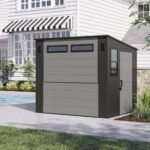 Suncast 8 ft. x 7 ft. Cabana Entertainment Shed BMCB8730T