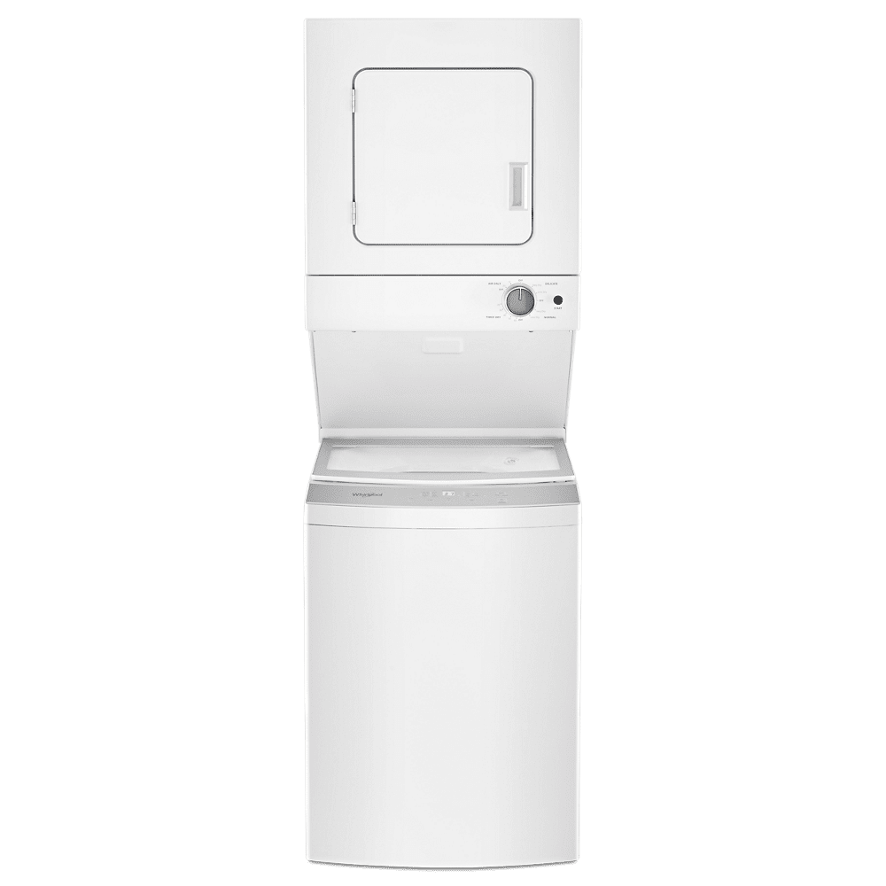 Whirlpool WET4024HW 24 inch White Electric Washer/Dryer Stacked Laundry Center