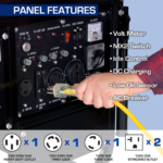 10,000 Watt Gasoline Portable Generator - Image 3