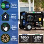 DuroMax 13,000 Watt Dual Fuel Portable Generator XP13000EH - Image 7
