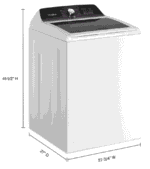 Whirlpool WTW5020SW 4.6 Cu. Ft. Top Load Impeller Washer - Image 2