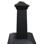 Sunnydaze 57″ 360-Degree View Steel Wood-Burning Chiminea with Grate, Poker, and Cover - Image 7